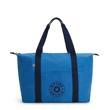 Kipling Art Medium Lite Tote Bags Racing Blue | AU 1773LI